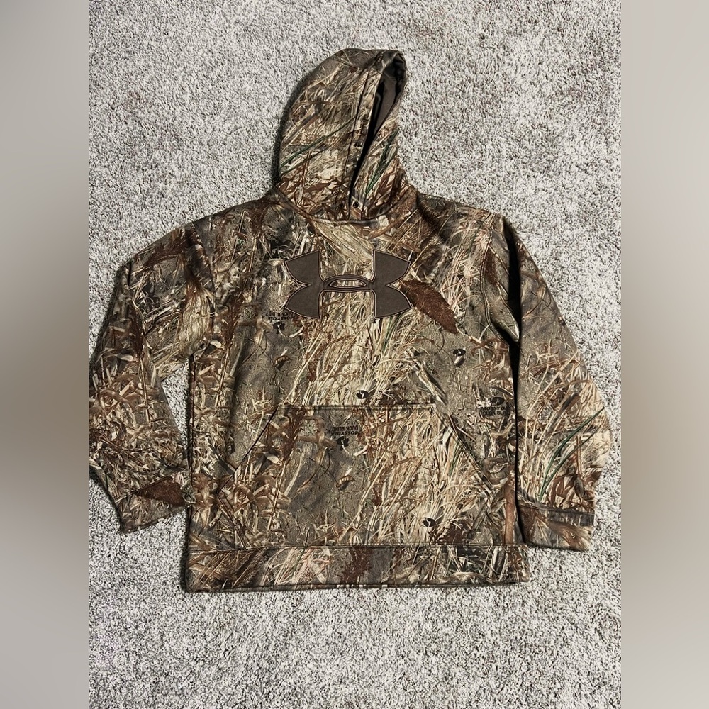 Under Armour Mens Mossy Oak Camo Hoodie